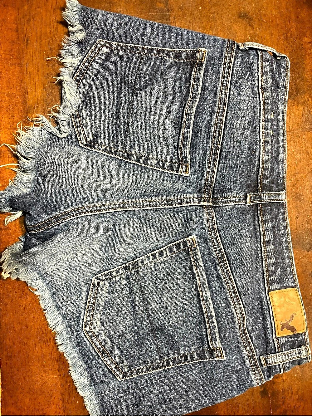 American Eagle Denim Jean Shorts in Blue Size Medium